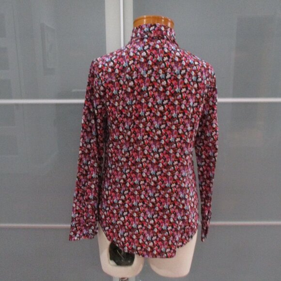 Liberty Arts Fabrics for J. Crew Long Sleeve Button Front Floral Print - Picture 3 of 6